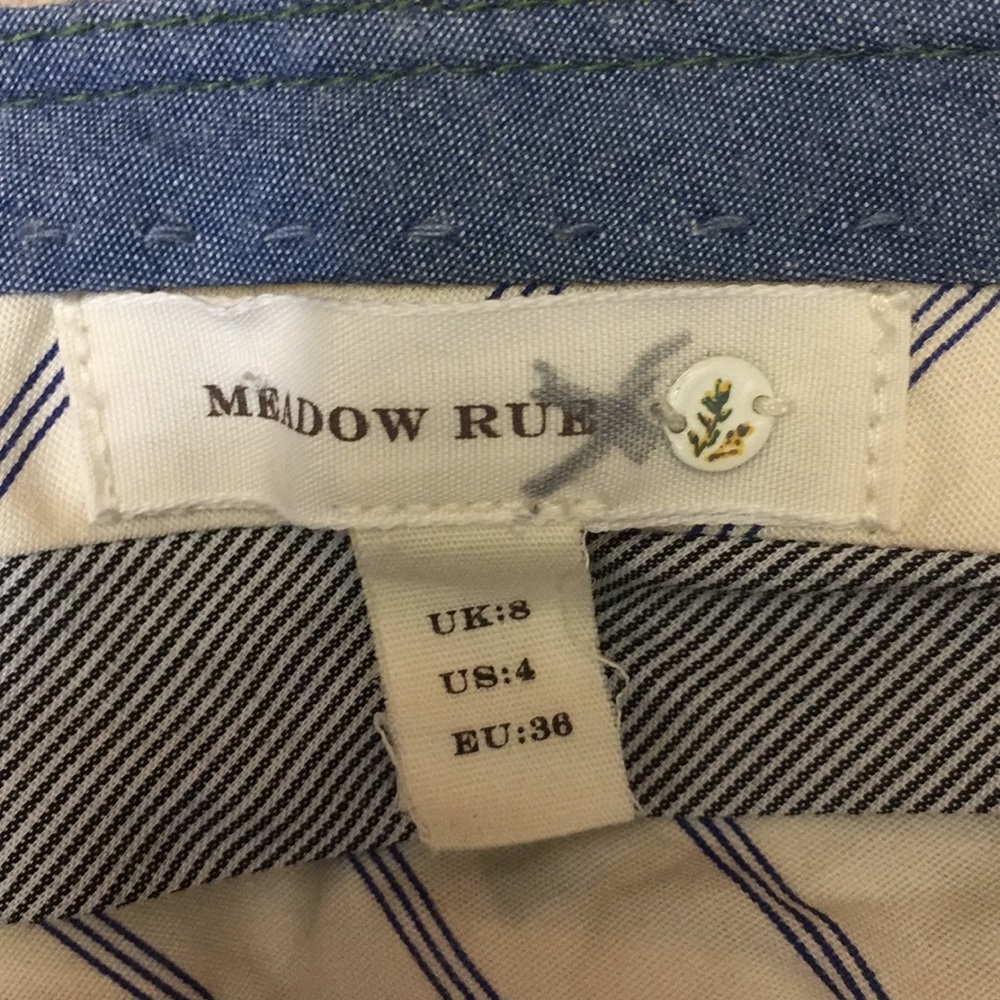 Anthropology Meadow Rue Shorts. Size 4 - Picture 5 of 6